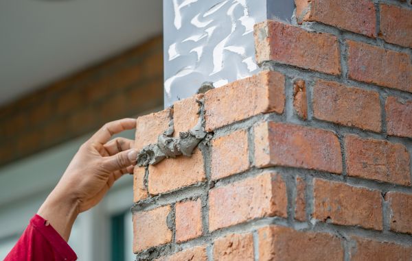 Brick Pillar Repair in Carmel