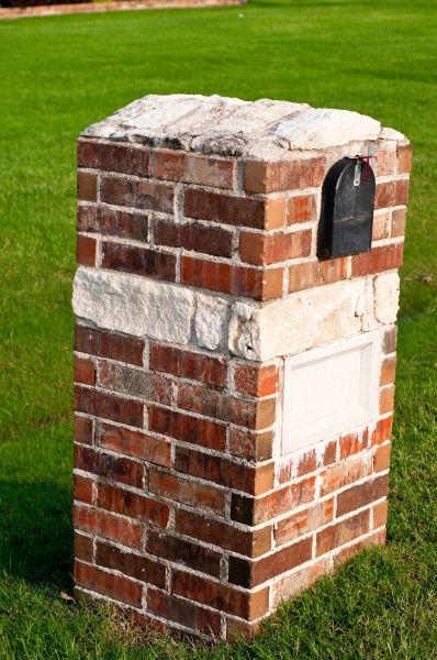 Brick Mailbox Installation in Carmel