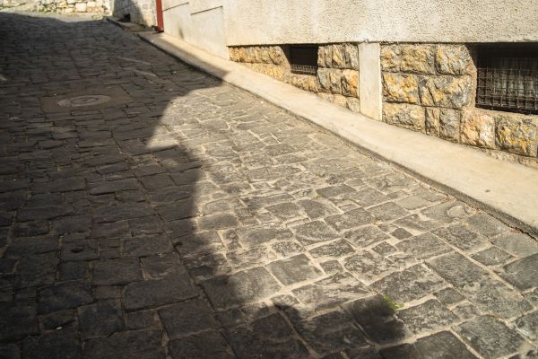 Stone Sidewalk Repair in Carmel