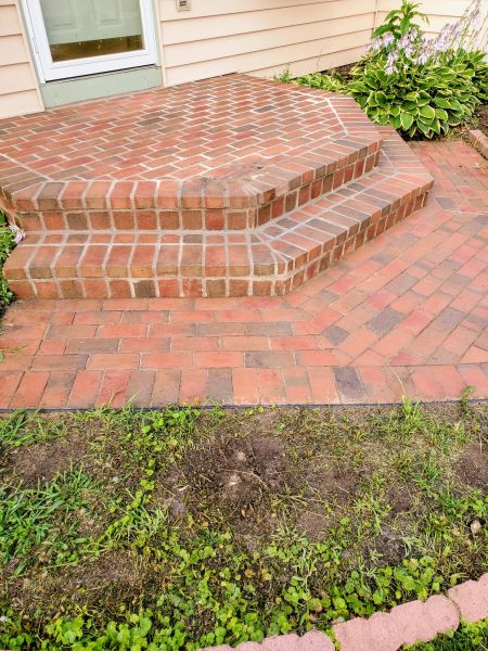 Brick Stoop Repair in Carmel