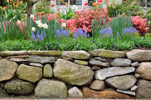Garden Wall Installation in Carmel